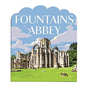 Digitally Printed Resin Fridge Magnet fountains abbey Thumbnail