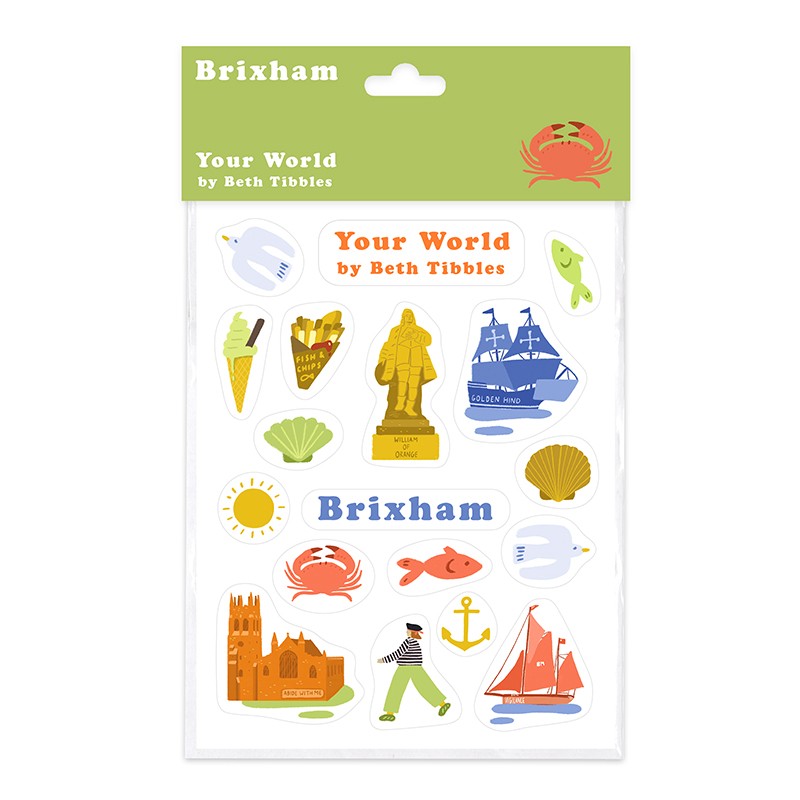sticker sheet your world collection designs