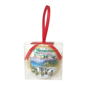 Christmas in the Lakes Disc Baubles Boxed Thumbnail