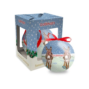 Boxed Bauble Guernsey Donkey Thumbnail