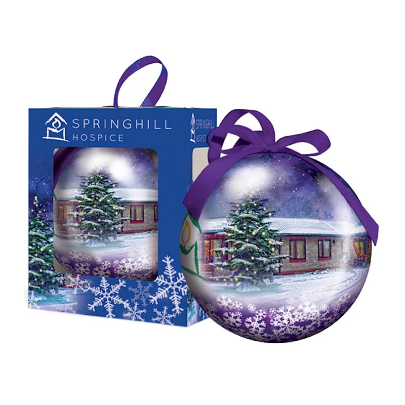 Christmas Bauble in Printed Box