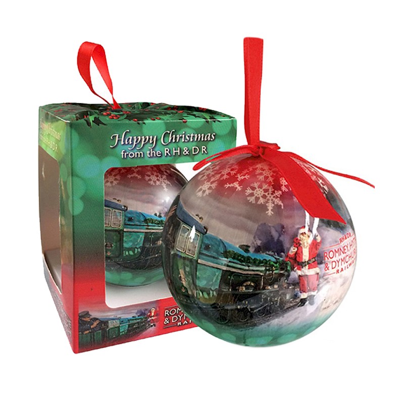 Christmas Bauble in Printed Box