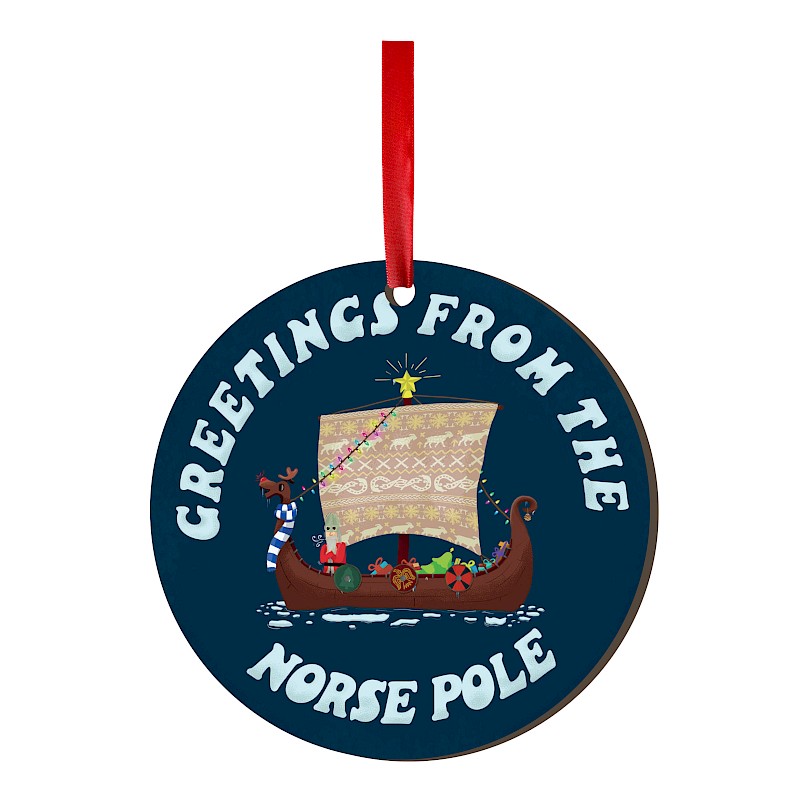 MDF Double Sided Christmas Decoration (Lower MOQ)