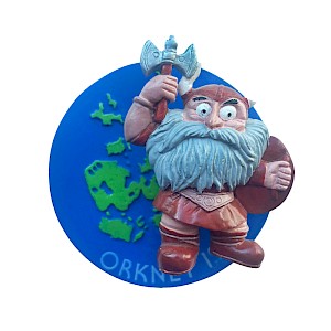 Bobble Resin Fridge Magnet Thumbnail
