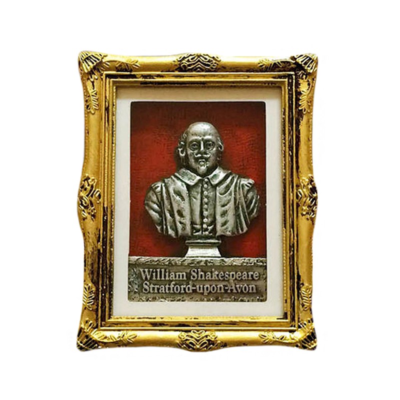 framed magnet william shakespeare