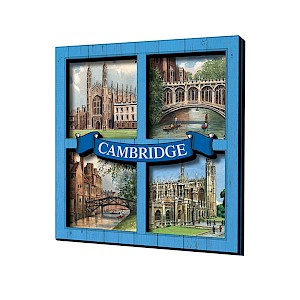 MDF 2 Layer Fridge Magnet cambridge Thumbnail