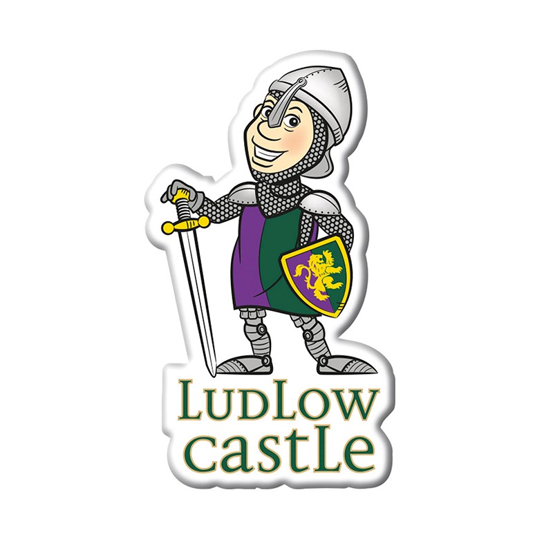 Shaped Epoxy Fridge Magnet ludlow castle