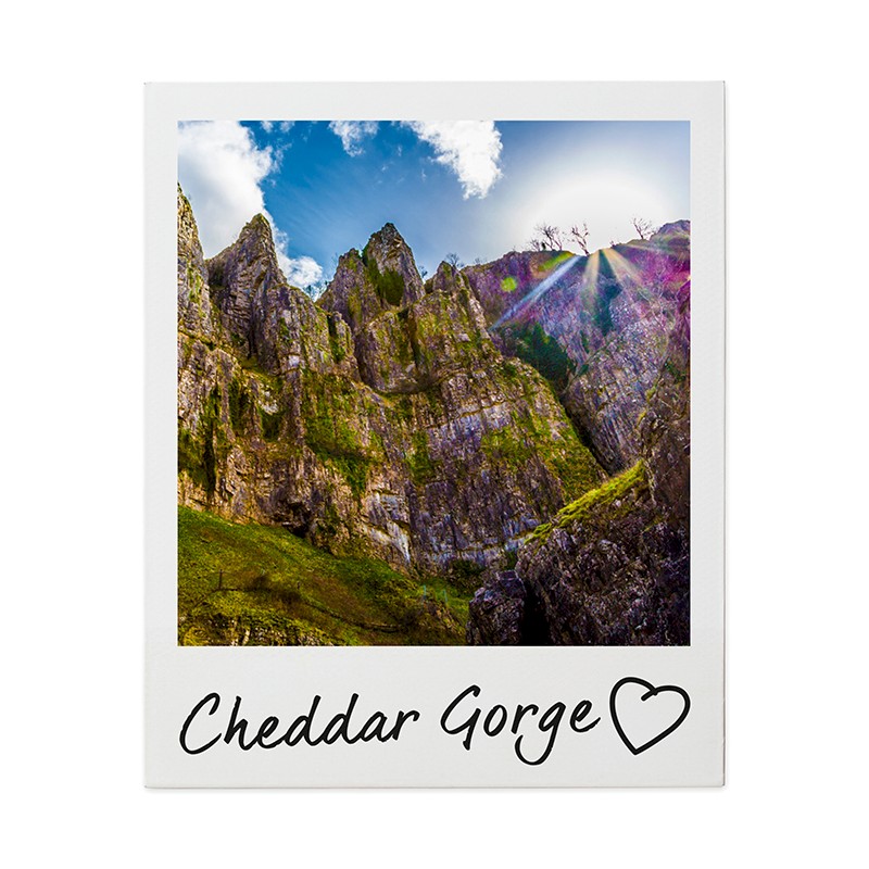 Flexible 'Polaroid' Fridge Magnet cheddar gorge