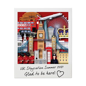 Flexible 'Polaroid' Fridge Magnet london Thumbnail