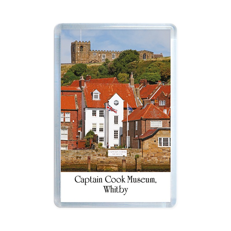 Full Colour Acrylic Fridge Magnet castle cook museum whitby