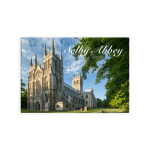 Tin Plate Fridge Magnet Selby Abbey Thumbnail