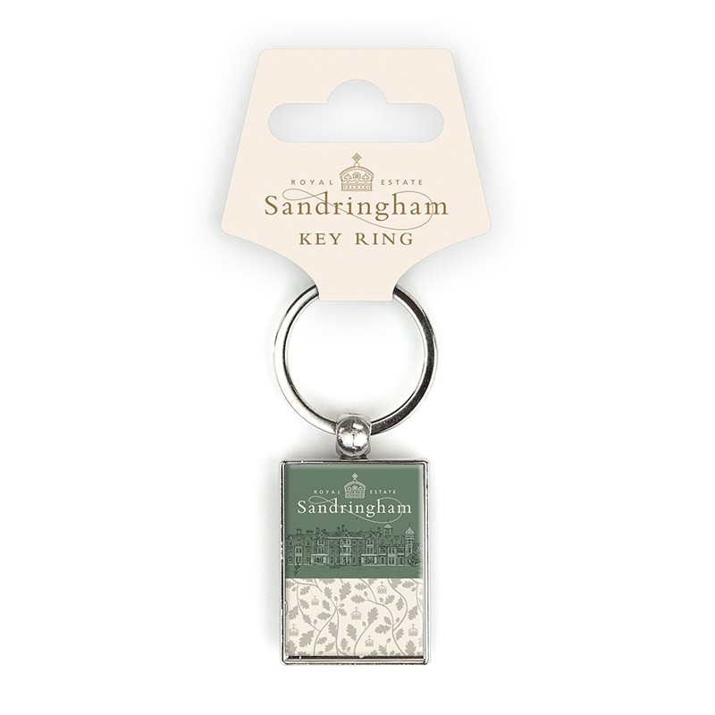 Rectangular Photostone Keyring sandringham