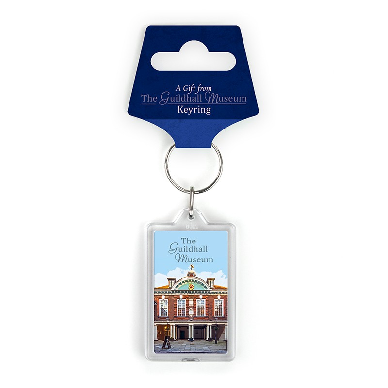 Acrylic Keyring with Hanger The Guildhall Museum