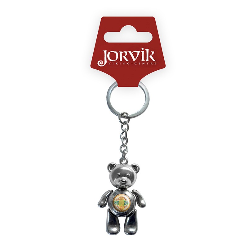 jointed teddy keyring Jorvik