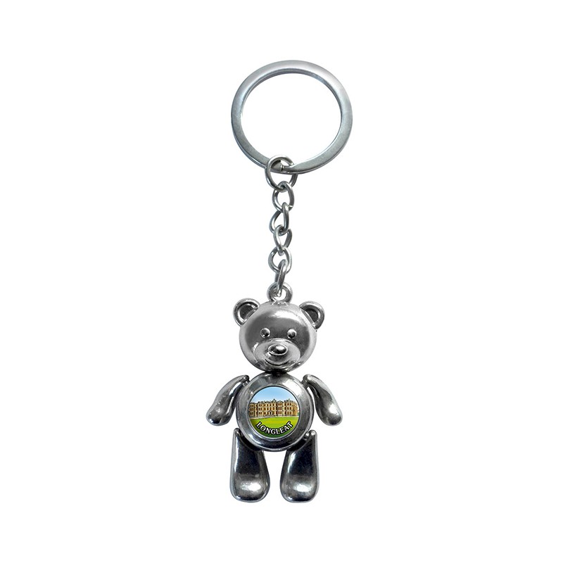 jointed teddy keyring Longleat