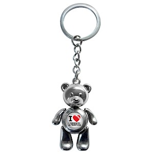 jointed teddy keyring I love heart Liverpool Thumbnail