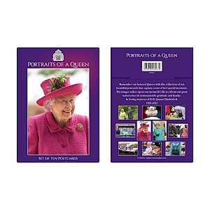 Queen Elizabeth II Artcard Postcard Wallet Thumbnail