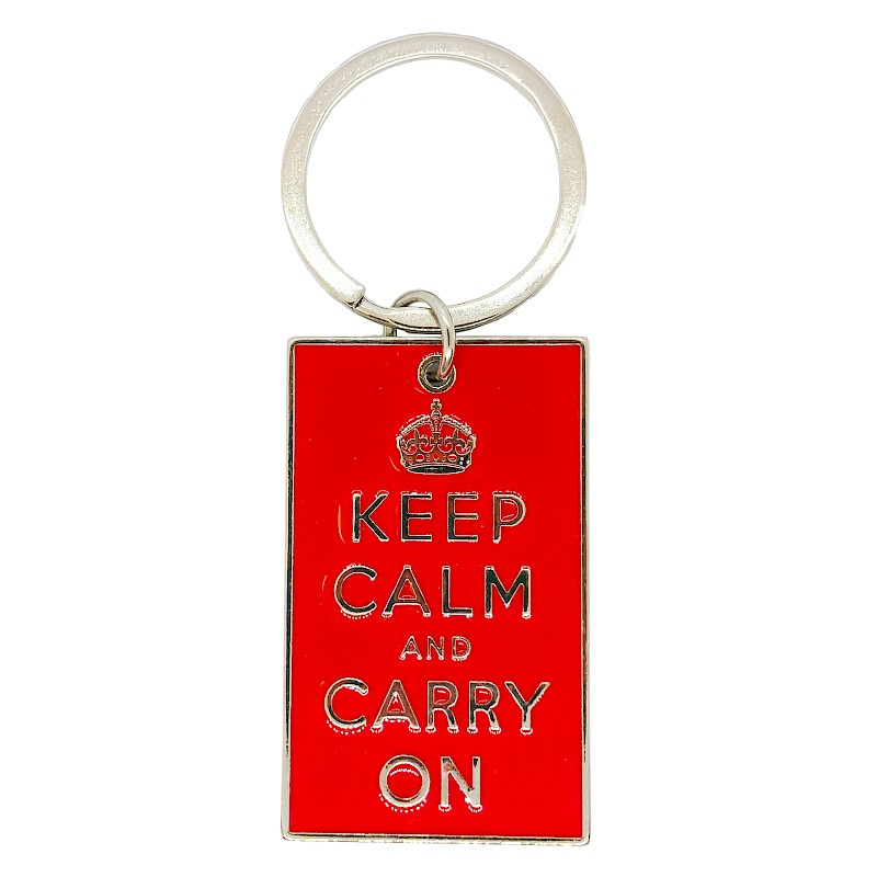 Shaped Metal Keyring