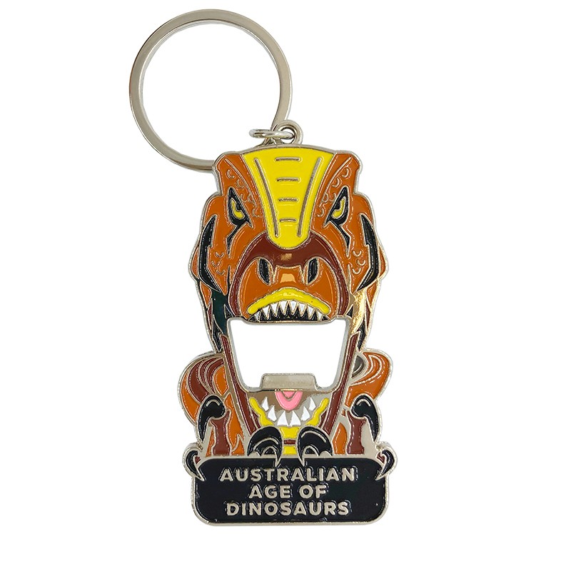 Shaped Bottle Opener Keyring