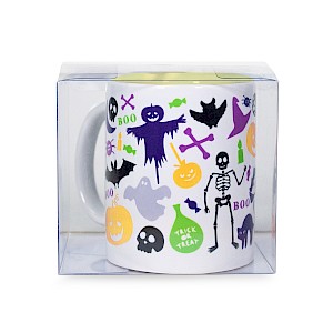 11oz Ceramic Mug with Inner Yellow Glaze Thumbnail