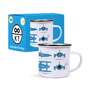 Enamel Mug with Silver Rim Thumbnail