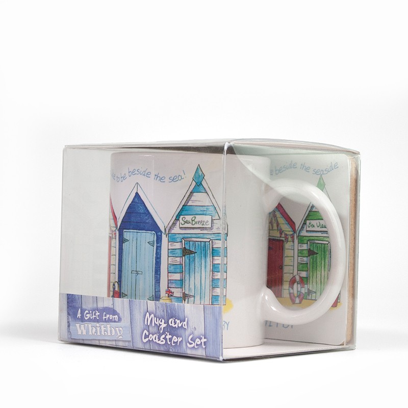 Boxed Mug and Coaster Set seaside