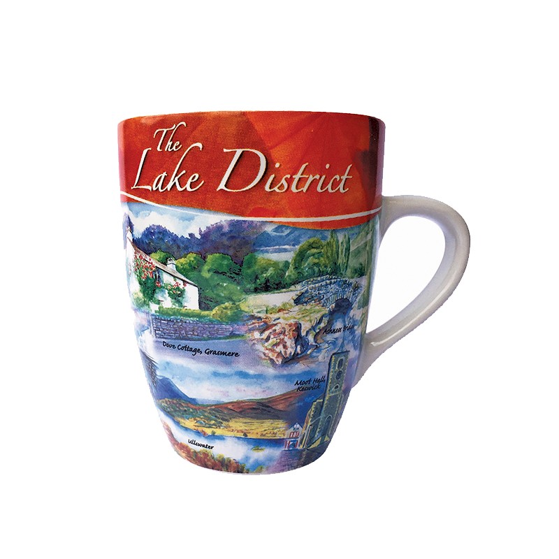 The Lake District Curved Latte Mug