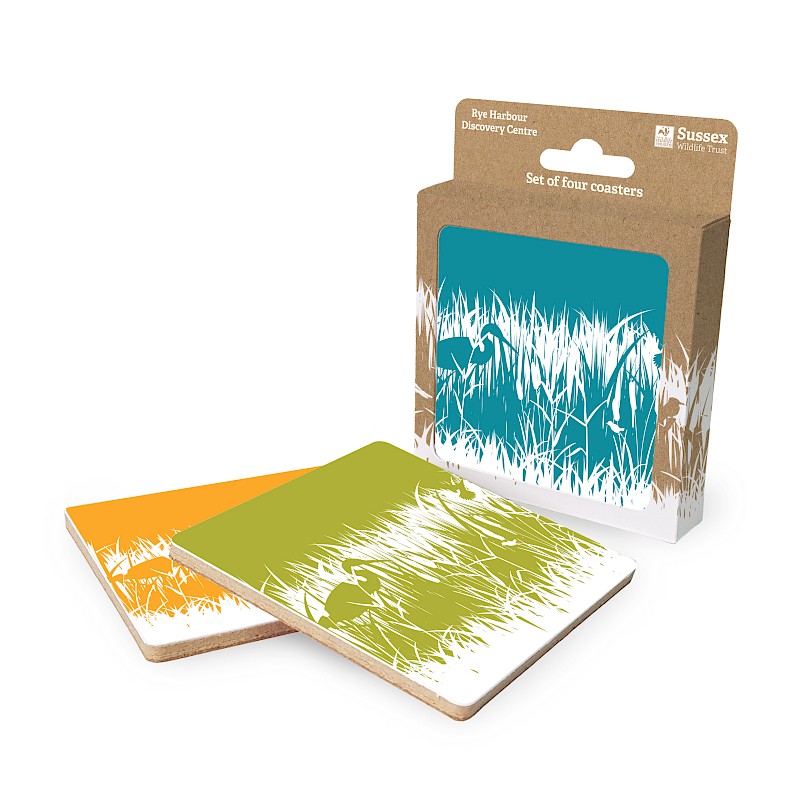 Square Cork Backed Coaster
