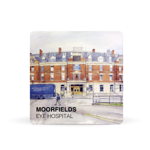 friends of moorfield eye hospital square coaster Thumbnail