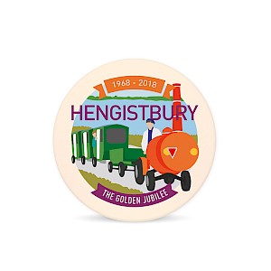 Hengistbury Single Cork Backed Coaster Round Thumbnail