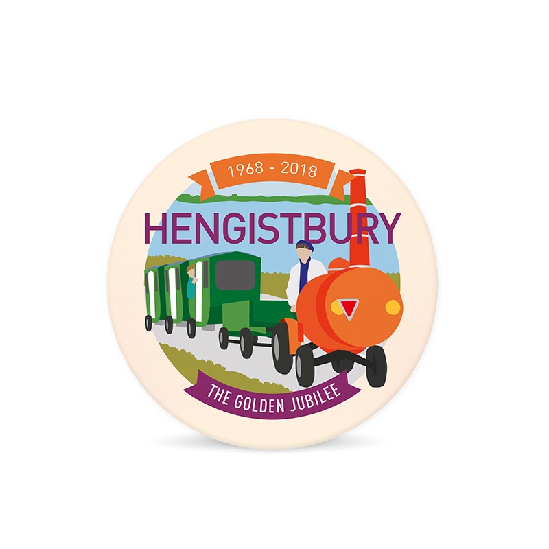 Hengistbury Single Cork Backed Coaster Round