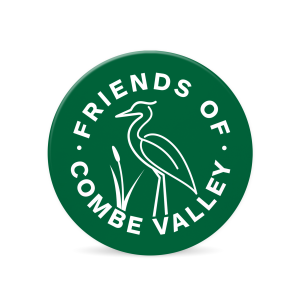 Friends of Combe Valley Single Cork Backed Coaster Round Thumbnail
