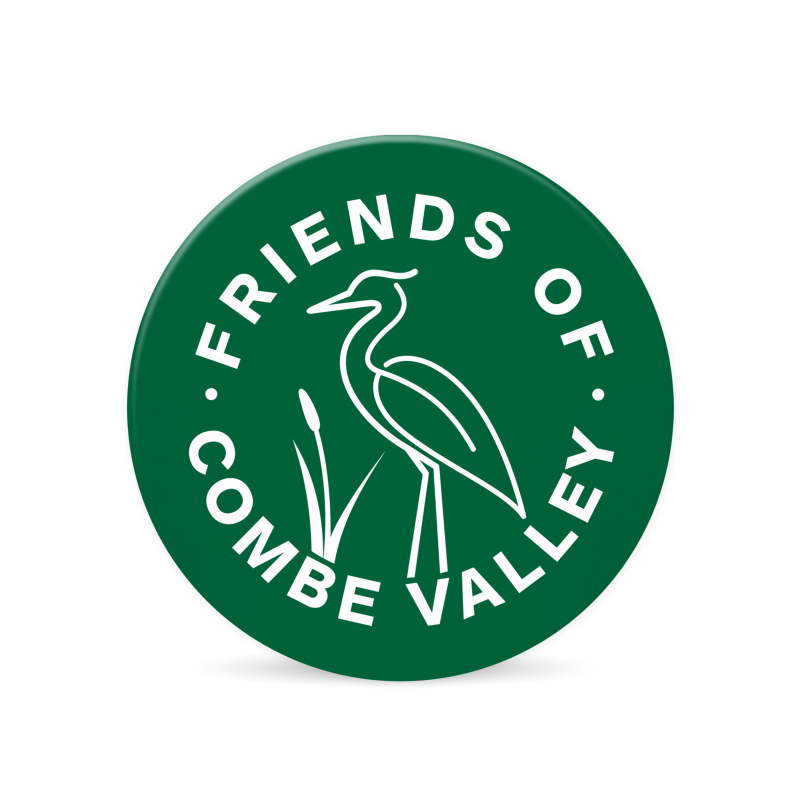 Friends of Combe Valley Single Cork Backed Coaster Round