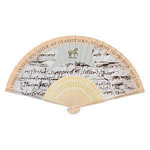 Bamboo Folding Hand Fan The Vindolanda Trust Thumbnail