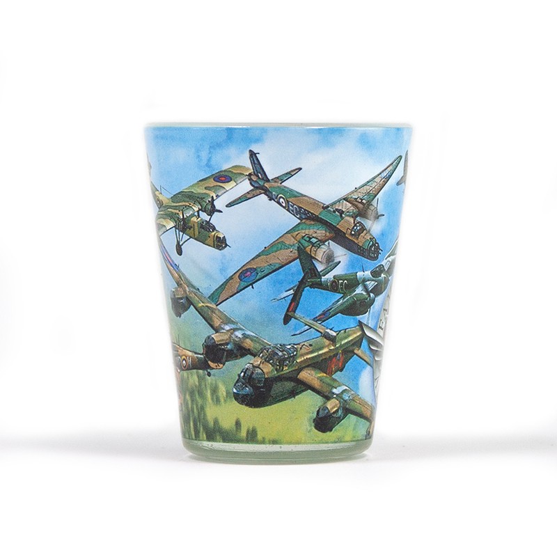 Full Wrap Shot Glass planes air force