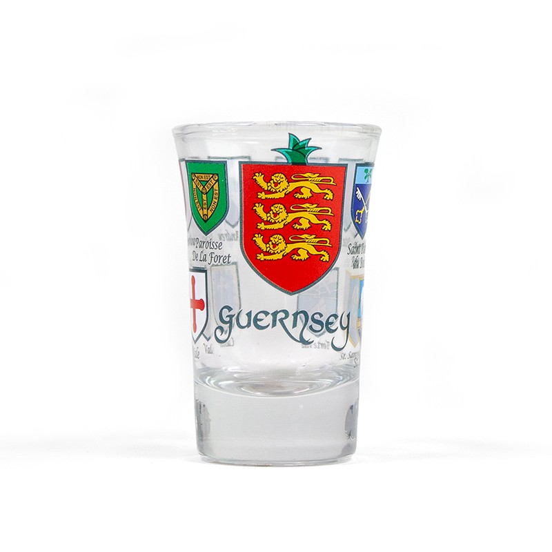 Curved Shot Glass guernsey