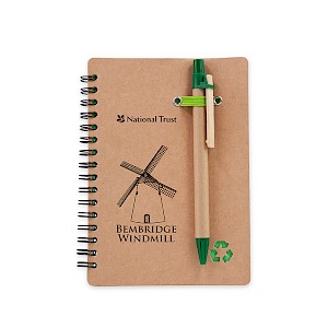 Recycled Notepad with Pen bembridge windmill Thumbnail