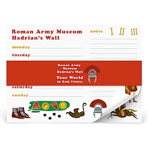 A4 Desk Pad Your World Roman Army Museum Hadrian's Wall Thumbnail