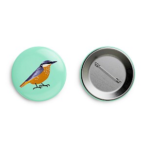 Bird 58mm Button Badge Thumbnail