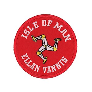 Isle of Man Ellan Vannin Embroidered Badge Thumbnail