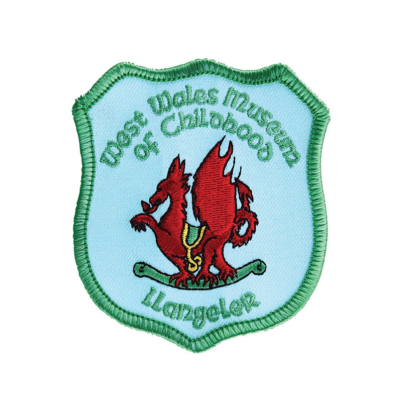 Welsh Museum Embroidered Badge