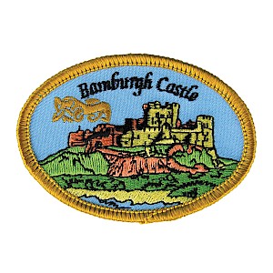 Bamburgh Castle Embroidered Badge Thumbnail