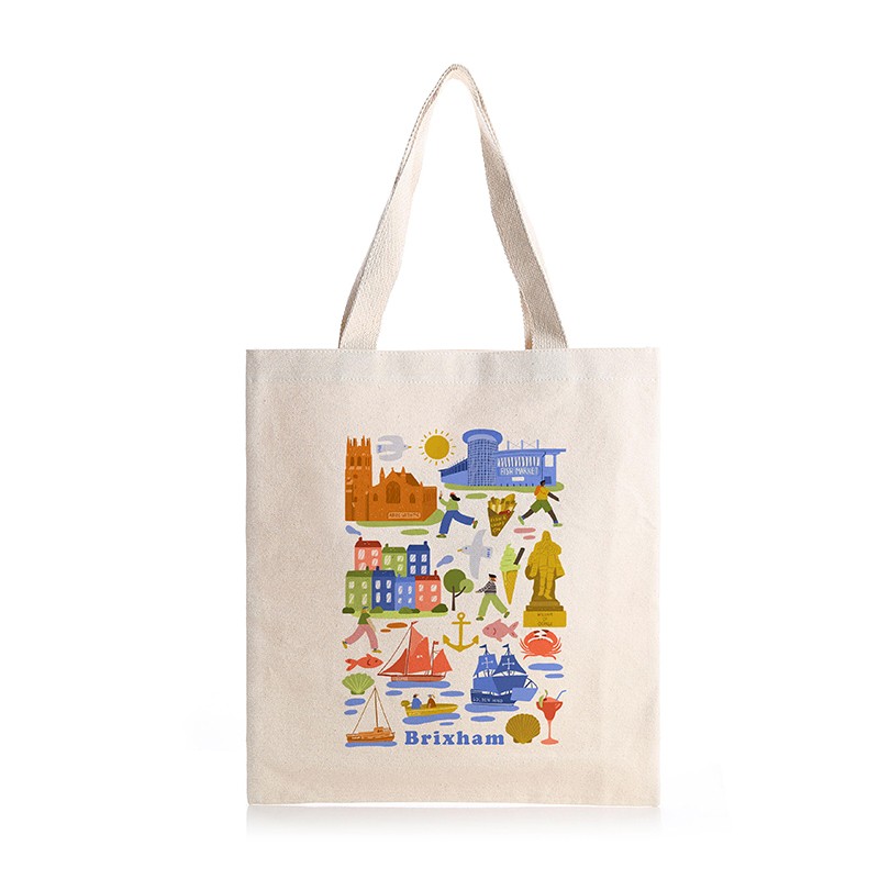 Brixham Your World Design 10oz Tote Bag