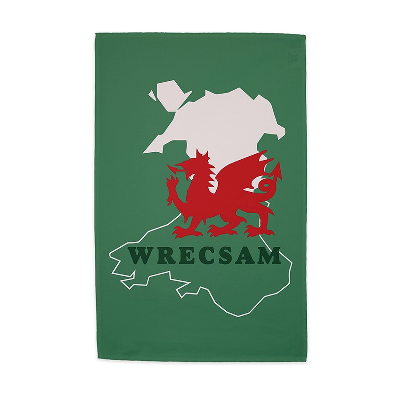 Full Colour Tea Towel UK Printed Wales