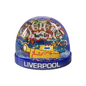Liverpool The Beatles Yellow Submarine Acrylic Snowglobe Thumbnail