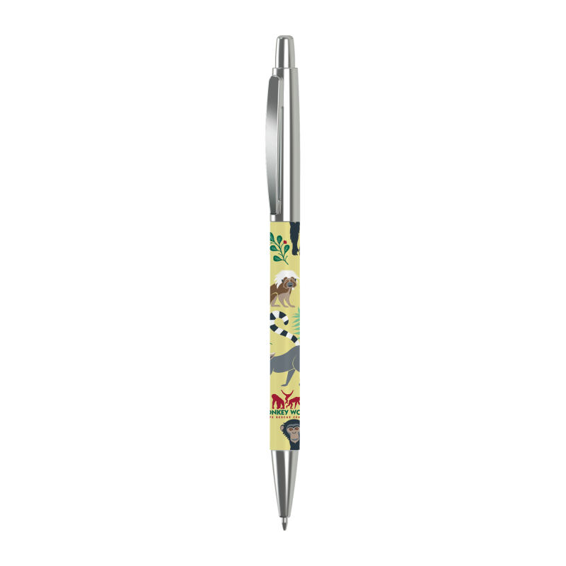 monkey world full colour wrap ballpen