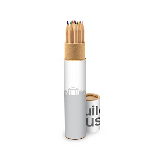 Colouring Pencils in Full Wrap Tube Thumbnail