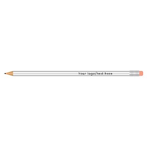 Metallic Silver Pencil Thumbnail
