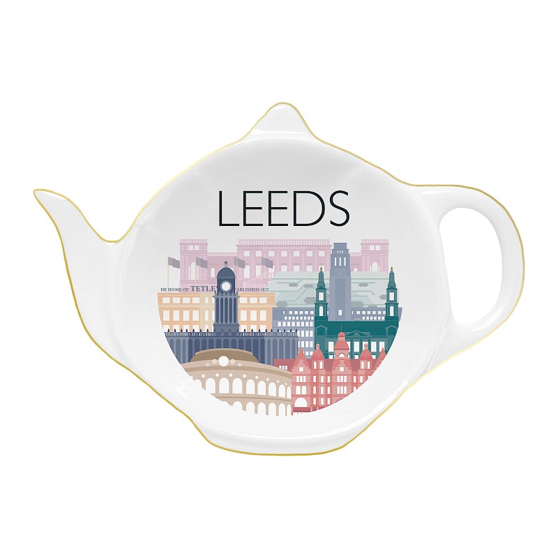 thumbnail image 2 of British Ceramic Tea Bag Tidy Dish - Coastal Birds Design For Used Tea Bags & Trinkets 2 of 5