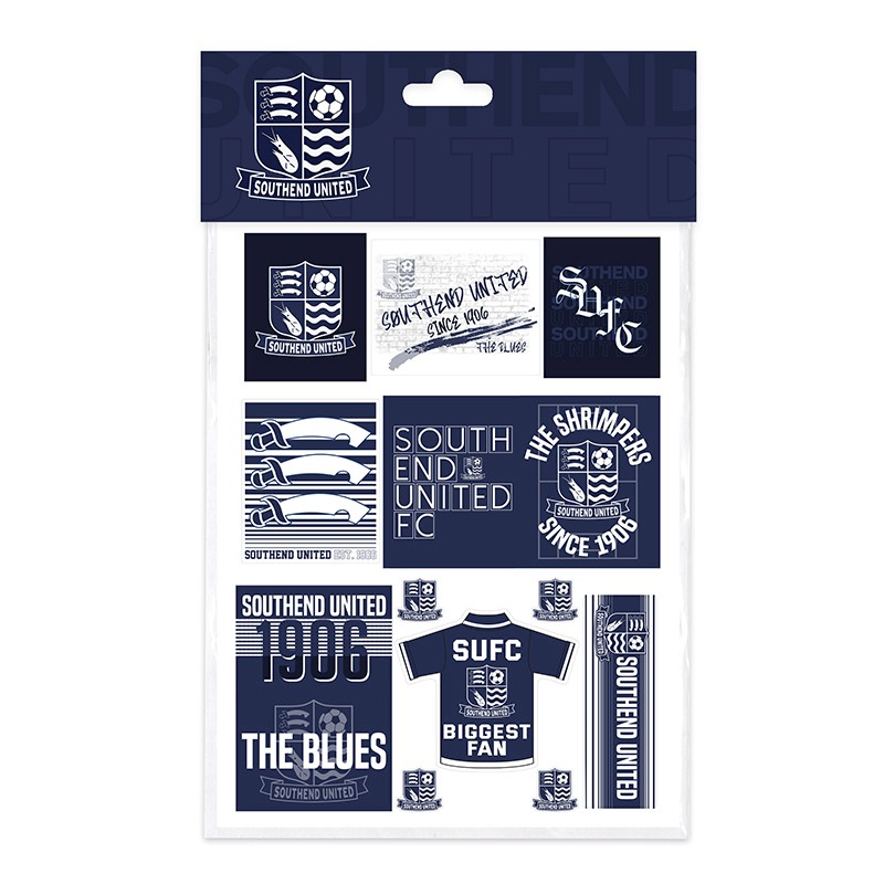 sticker sheet southend united football